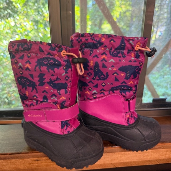 COLUMBIA POWDERBUG SNOW BOOTS Toddler Size 9 (little over 7") Waterproof BIN - Picture 1 of 11